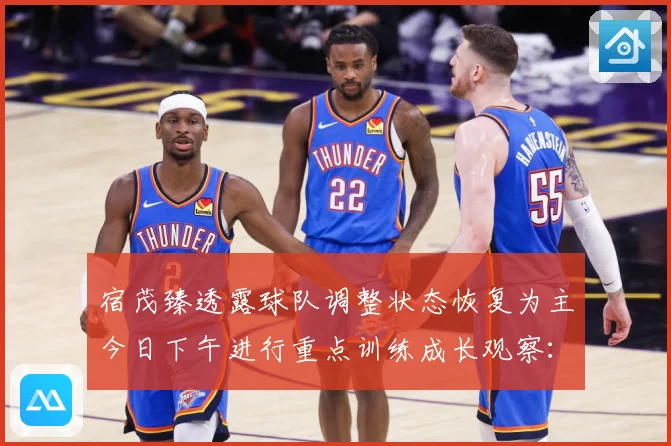 宿茂臻透露球队调整状态恢复为主今日下午进行重点训练成长观察：最新赛事动态与深度分析